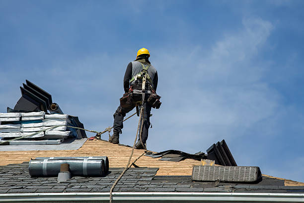 Professional Roof Replacement technician working in Newbern, VA